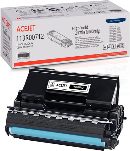 113R00712 Compatible Toner Cartridge Replacement for Xerox 113R00712 Toner Cartridge for Xerox Phaser 4510B/4510DT/4510DX/4510N Printers (1 Black, 19,000 Pages)