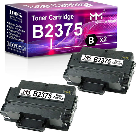 MM MUCH & MORE Compatible Toner Cartridge Replacement for Dell B2375 C7D6F 593-BBBJ 593-BBBI 8PTH4 B2375dnf B2375 B2375dn B2375dnf B2375dfw (2-Pack, 10,000 Pages)