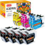 HenceBuy Compatible LC3019 XXL Ink Cartridge Replacement for Brother LC3019XXL Use with Brother MFC-J5330DW MFC-J5335DW MFC-J6530DW MFC-J6930DW MFC-J6730DW Printer ( 4Black,2Cyan,2Yellow,2Magenta )