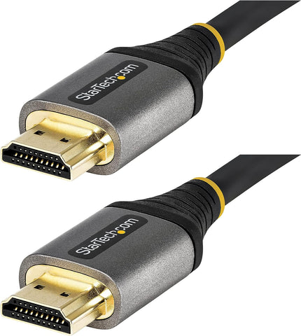 StarTech.com 3ft (1m) HDMI 2.1 Cable 8K - Certified Ultra High Speed HDMI Cable 48Gbps - 8K 60Hz/4K 120Hz HDR10+ eARC - Ultra HD 8K HDMI Cable - Monitor/TV/Display - Flexible TPE Jacket (HDMM21V1M)