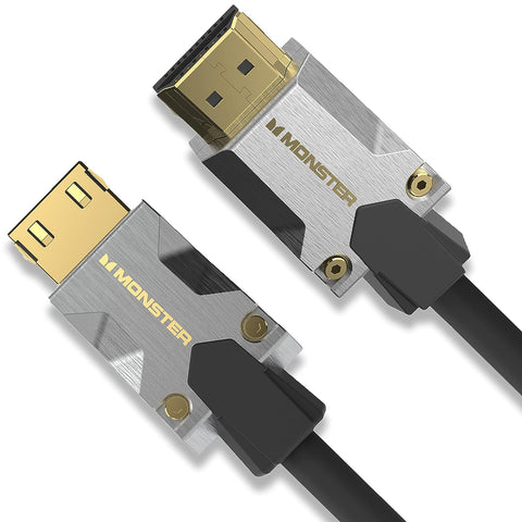 Monster M-Series Certified Premium HDMI Cable 2.0, Features 4K Ultra HD at 60Hz Refresh Rate, Duraflex Jacket, and Triple Layer Shielding, 22.5 Gbps - 4.9 ft