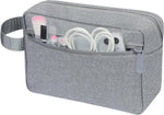 FYY Electronic Organizer, Travel Cable Organizer Bag Pouch Electronic Accessories Carry Case Portable Waterproof All-in-One Storage Bag for Cable, Cord, Charger, Phone, Earphone Grey