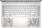 SYNERLOGIC Windows + Word/Excel (for Windows) Quick Reference Guide Keyboard Shortcut Stickers, No-Residue Vinyl (Clear/Large/Combo/5sets)