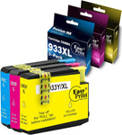 EASYPRINT Compatible (Cyan, Magenta, Yellow) 932XL 933XL Ink Cartridges 932, 933 Work with HP Officejet 6600, Officejet 6700, Officejet 7612, Officejet 7610 Printer, Total 3-Pack