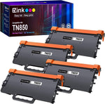 E-Z Ink (TM) Compatible Toner Cartridge Replacement for Brother TN850 TN 850 TN-850 TN820 TN 820 High Yield to use with HL-L6200dw HL-L6200dwt MFC-L5900dw MFC-L5850dw MFC-L5700dw (Black, 4 Pack)