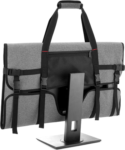 Trunab Travel Carrying Case for 27" LCD Screens and Monitors, With Padded Velvet Lining, Protective Monitor Bag Compatible With iMac 27" and Accessories