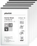 Plustek A4 / Letter Size Document Carrier Sheets (Pack of 5) - Protects Fragile Paper and A3 Size Document by Folding…