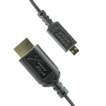 Xpert Gear HDMI to Micro HDMI 1.4 Cable (Type A to Type D), 0.8M / 2.62FT, High Speed HDMI Cable, 40AWG Coaxial, 2.5mm Cable OD, 10.2Gbps, 4K UHD, ARC, CEC, Gimbal, Travel, Camera, Monitor, TV