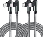 USB C to Lightning Cable 10FT MFi Certified 90 Degree iPhone Fast Charger Nylon Braided Extra Long Charging Cord Compatible with iPhone 13/13 Pro Max/13 Mini/12/11/XS/XR/8/iPad 8th