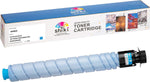 SHIKI Compatible Toner Cartridge for Ricoh/Lanier/Savin MP C3003/C3503/C3004/C3504 Cyan (841816) 18,000 Pages (Cyan)