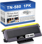 LKKJ 1 Pack TN-580 High Yield Toner Cartridge Compatible TN580 Black Toner Cartridge Replacement for Brother HL-5240 5370DW/DWT 5380DN 5270DN 5350DN DCP-8060 MFC-8480DN Printer Toner.