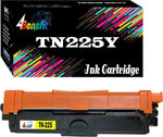 (Yellow, 1 Pack) 4Benefit Compatible Toner Cartridge Replacement for Brother TN221/225 TN225 TN225Y for HL-3170CDW HL-3180 MFC-9130CW MFC-9330CDW MFC-9340CDW Printer