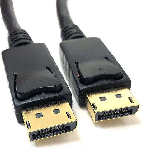 Micro Connectors M05-196-B DisplayPort Male to Male Cable with Latches (6 feet)