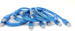 Micro Connectors 3 feet CAT 6A UTP Ethernet Patch 24AWG Cable 5-Pack (Blue) (E09-003BL-5)