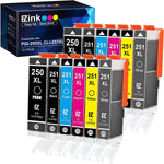 E-Z Ink (TM) Compatible Ink Cartridges Replacement for Canon 250 251 PGI-250XL CLI-251XL to use with Pixma MG6320 MG7120 MG7520 IP8720 (12 Pack, 2 PGBK, 2 Cyan, 2 Magenta, 2 Yellow, 2 Black, 2 Gray)