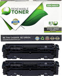 Renewable Toner Compatible Toner Cartridge Replacement for Canon 046 1250C001 ImageClass MF735C MF733 MF731 LBP654 (Pack of 2)