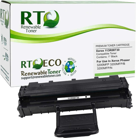 Renewable Toner Compatible High Yield Toner Cartridge Replacement for Xerox 113R00730 3200 Phaser 3200MFP 3200MFP/B 3200MFP/N