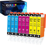 E-Z Ink (TM) Compatible Ink Cartridge Replacement for Canon CLI-271XL CLI 271 XL to use with TS6020 TS9020 TS8020 MG5720 MG5722 MG6820 MG6821 MG6822 MG7720 (3 Cyan,3 Magenta,3 Yellow) 9 Pack