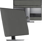 kwmobile Cover Compatible with 27-28" Monitor - 3-in-1 Case with Storage for Mouse, Keyboard - Dark Grey