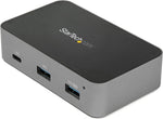 StarTech.com 4-Port USB C Hub - USB 3.2 Gen 2 (10Gbps) - 3x USB-A & 1x USB-C - Powered - Universal Power Adapter Included (HB31C3A1CS)