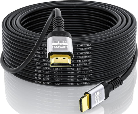 Soonsoonic 4K HDMI Cable 40 Feet | 18Gbps Ultra High Speed HDMI 2.0 Cable & 4K@60Hz HDR 3D ARC HDCP2.2 Ethernet HDMI Cord | for UHD TV Monitor Laptop Xbox PS4/PS5 ect (12m)