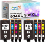 [8 Pack] Smart Gadget Compatible Ink Cartridge Replacement 934XL 935XL 934 935 High Yield Colour | Use with Office-Jet Pro 6830 6230 6835 6812 6815 6820 6220 Printers, Multicoloured