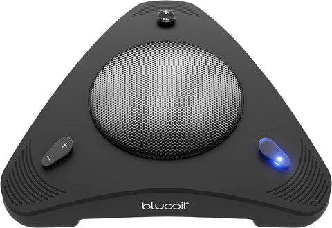 blucoil USB Portable Conference Speaker & Omnidirectional Microphone with 360° Voice Pickup and Echo Cancellation for Zoom, Google Meet, Skype, and Other Call apps on Windows, Mac, Linux, and Chrome