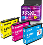 MM MUCH & MORE Compatible Ink Cartridge Replacement for HP 933XL 933 932 932XL Used for Officejet 6100 6600 6700 7110 7510 7610 7612 Printers (Cyan + Magenta + Yellow) 3-Pack