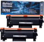 MIRHO Compatible Toner Cartridge Replacement for Brother TN-760 TN730 for HL-L2350DW HL-L2390DW HL-L2395DW HL-L2370DW DCP-L2550DW MFC-L2710DW MFC-L2750DW Printer,3000 Page Yield(Black, 2-Pack)