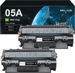 05A Toner Cartridge Compatible for HP 05A CE505A Toner Cartridge for HP P2035 P2035N P2055DN P2055D P2030 P2050 P2055X Printer (05a Toner, 2 Black)