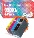 Smart Gadget Compatible Ink Cartridge Replacement 920 XL [BCYM] | Use with 6000 6500 6500A 7000 7500 E709 7500A E910 Printers | 4 Pack