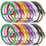 MAXLIN CABLE Cat6 Ethernet Cable for Gaming 1.5ft Multicolored LAN Network Patch Cord, High Speed Internet Cable, UTP, RJ45, 24AWG, 500MHz, Compatible with Router, Modem, Smart TV, PS5, Xbox, 20 Pack