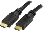 StarTech.com 20ft HDMI Cable - 4K High Speed HDMI Cable with Ethernet - 4K 30Hz UHD HDMI Cord - 10.2 Gbps Bandwidth - HDMI 1.4 Video / Display Cable M/M 28AWG - HDCP 1.4 - Black (HDMIMM15HS)