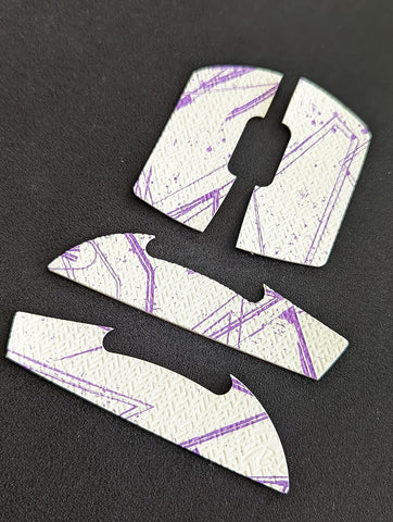 BTL Mouse Grip Tape for G Pro Wireless GPW (Purple/White)