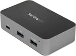 StarTech.com 3 Port USB C 3.1 Gen 2 Hub with Ethernet Adapter - 10Gbps USB Type C to 2X USB-A & 1x USB-C Ports - USB Hub w/BC 1.2 Phone Fast Charging - Superspeed 10Gbps USB C Hub (HB31C2A1CGS)