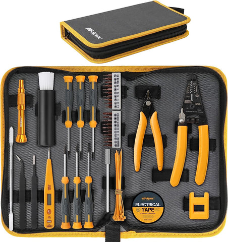 Hi-Spec 39pc Electronics Repair & Opening Tool Kit Set for Laptops, Phones, Devices, Computer & Gaming Accessories. Precision Small Screwdrivers with Pentalobe Bits for iPhones & MacBooks