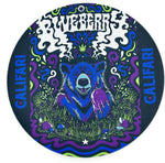 Califari 8" Blueberry Rig Mat - Dab Pad mat, an 8" Mousepad Style Dabmat, Rig Mat, Rig Coaster